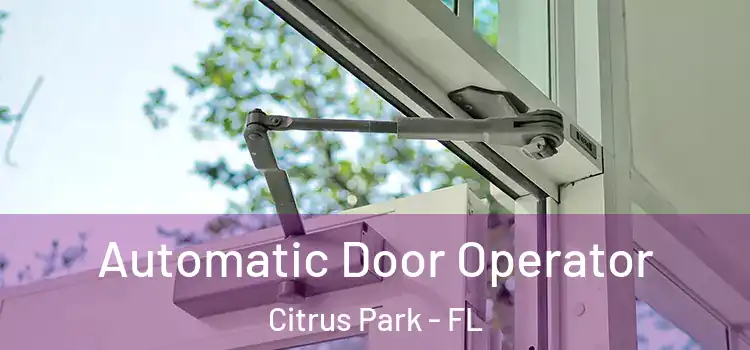 Automatic Door Operator Citrus Park - FL