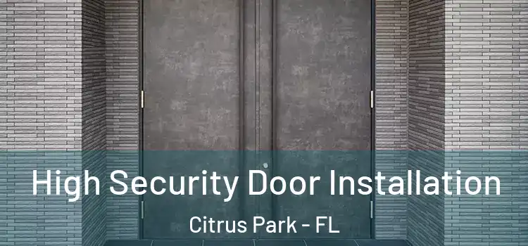 High Security Door Installation Citrus Park - FL