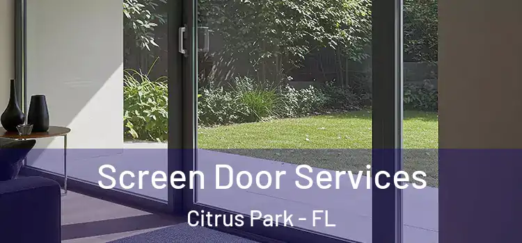 Screen Door Services Citrus Park - FL
